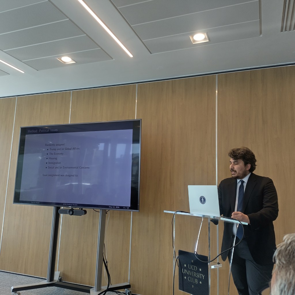 Workshop on LLMs and Access to Political Information @ UC Dublin, May 12th, 2026